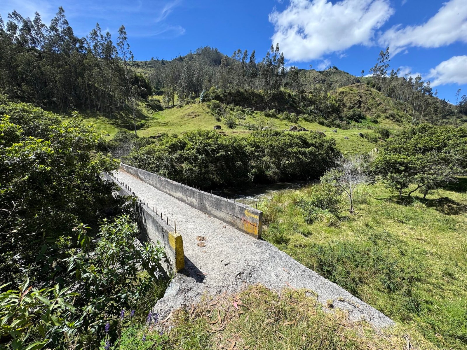 Bridge on the trail from Sigchos to Isinlivi
