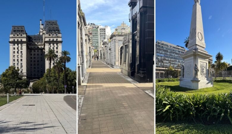 Series of photographs of architecture around Buenos Aires