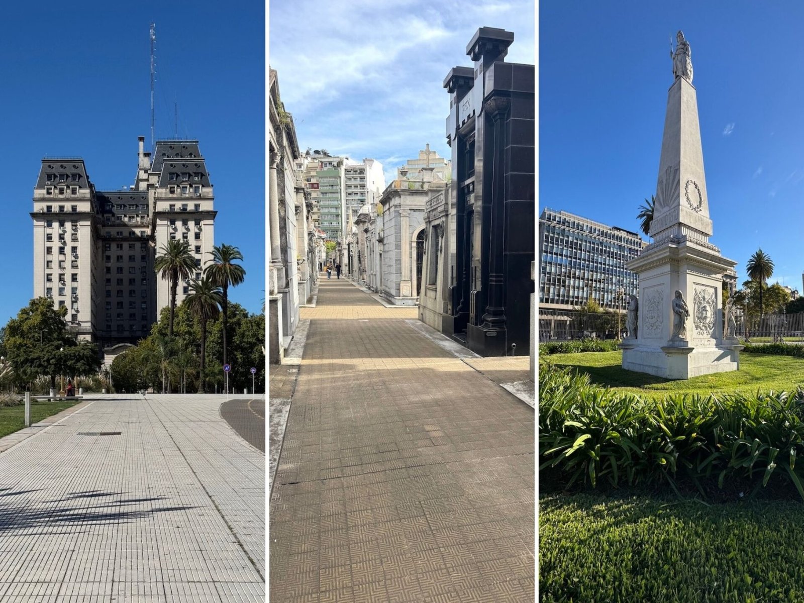 Series of photographs of architecture around Buenos Aires