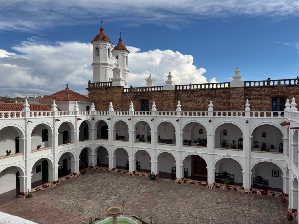 Inner courtyard at Convento San Filpe