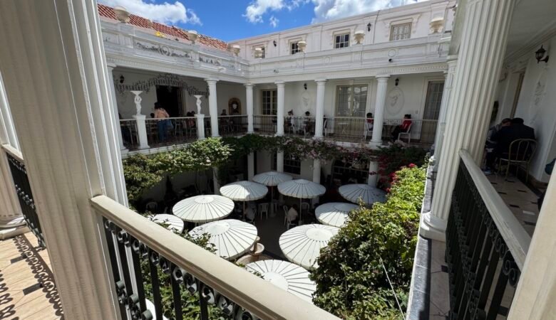 Courtyard of El Patio restaurant