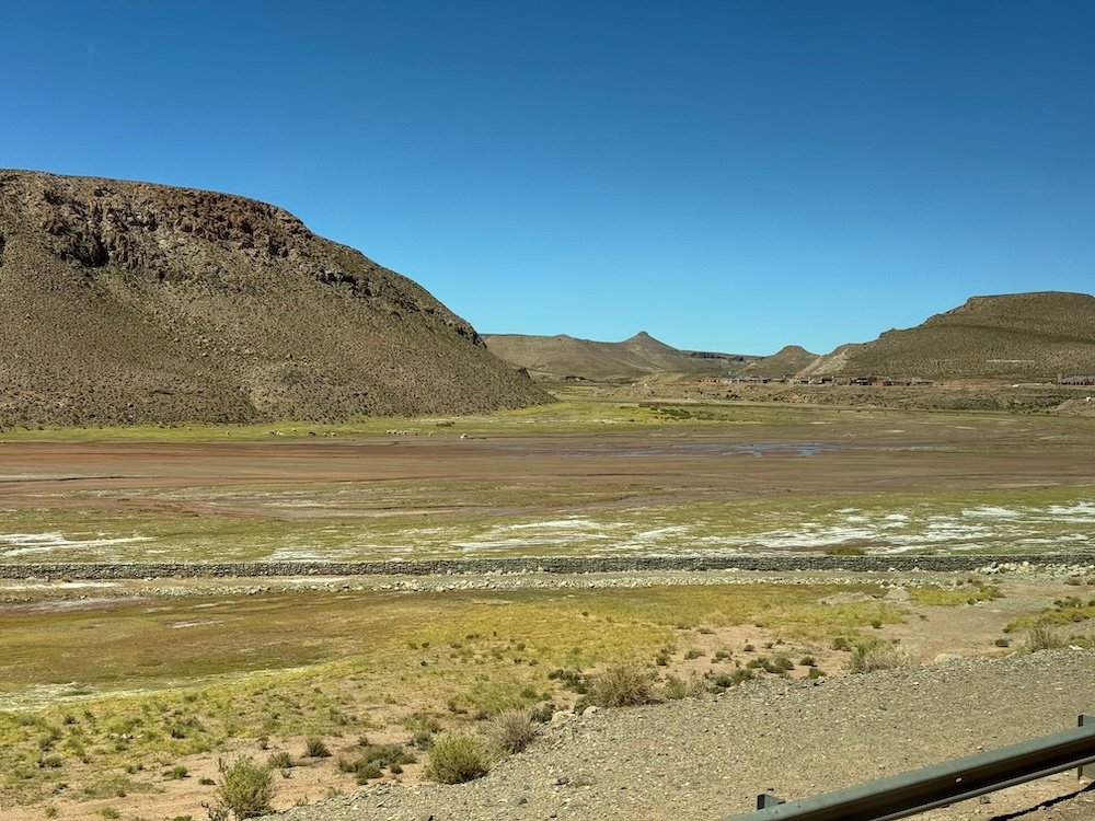 Colorful landscapes between Salta and San Pedro de Atacama