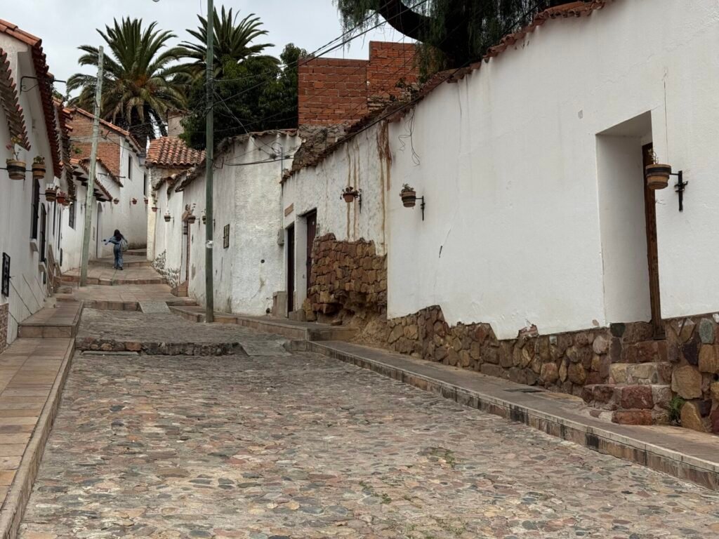 Whitewashed buildings in Recoleta Neighborhood