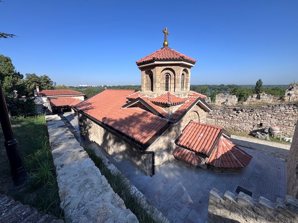 Exterior of St. Peter's Chapel in Belgrade