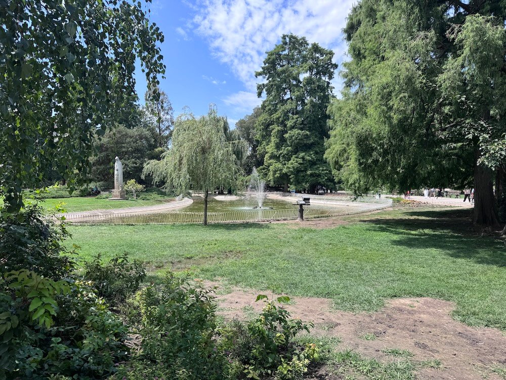 Danube Park in Novi Sad, Serbia