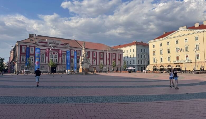 Liberty Square in Timişoara, Romania