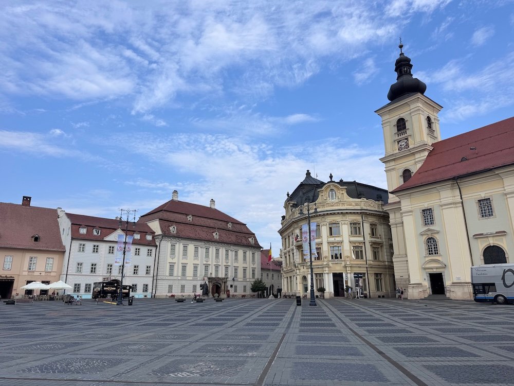 Large Square in Sibiu, Romania