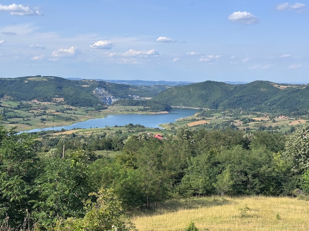 View of Lake Velika Stena