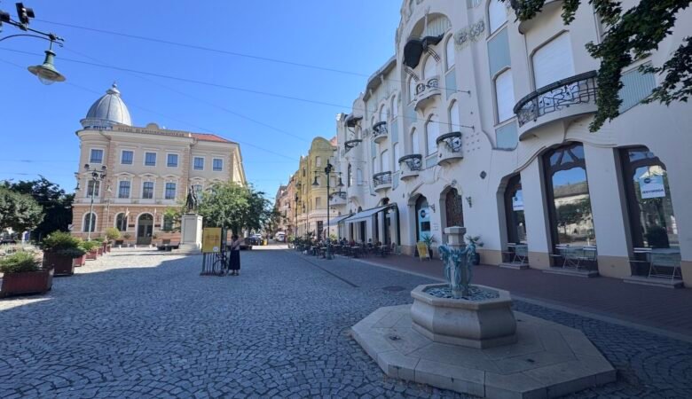 Square in Szeged, Hungary