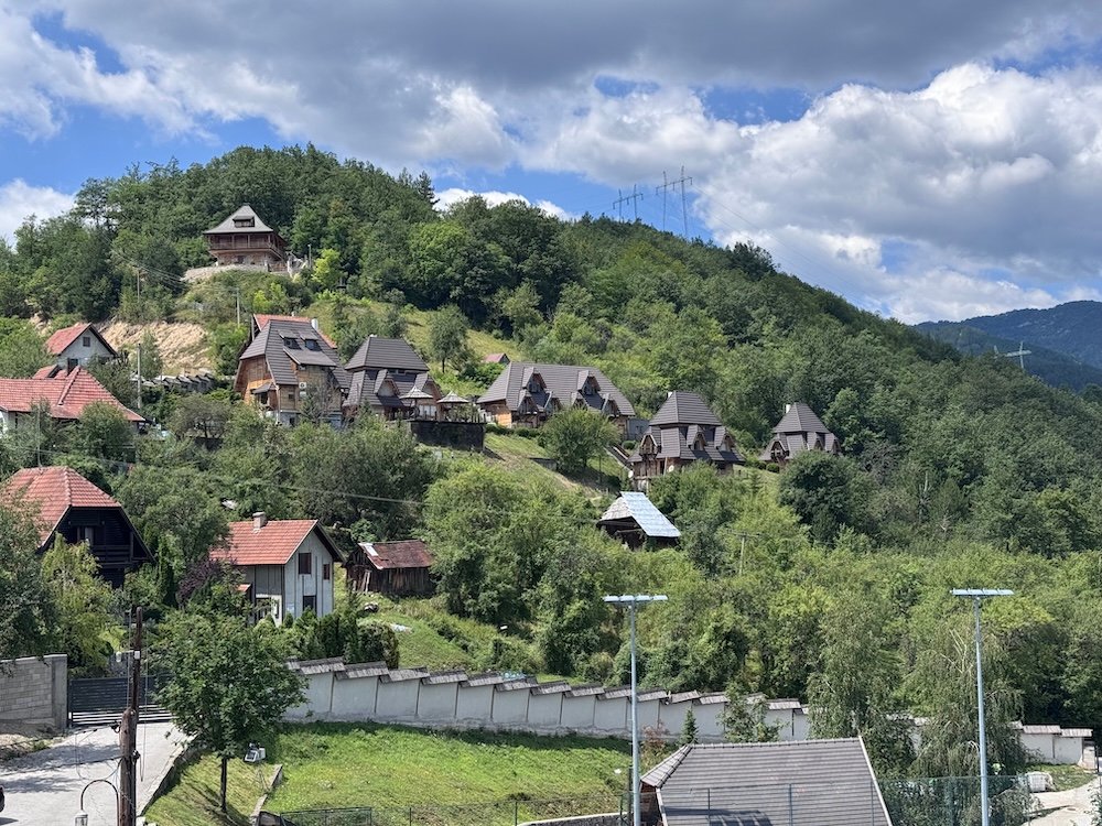 Wooden Village in Serbia