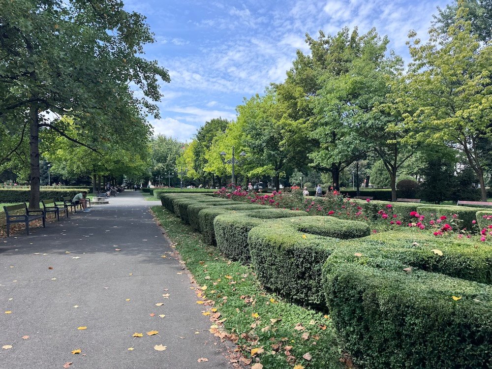 Nicolae Titulescu Park in Brasov, Romania