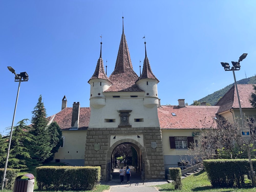 Catherine's Gate in Brasov, Romania