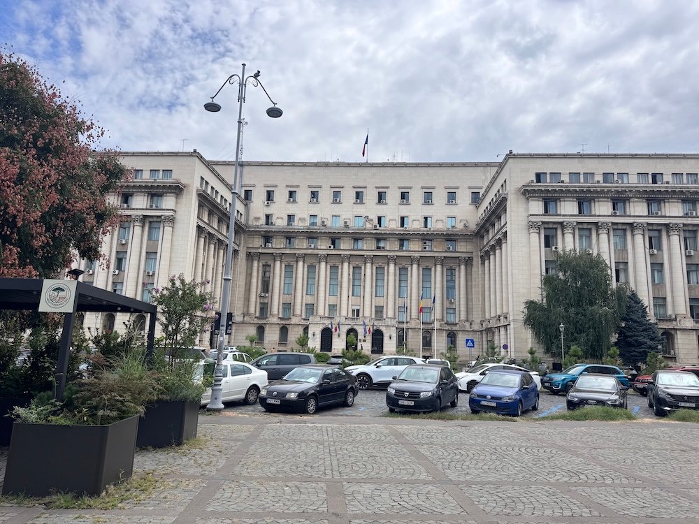 Government Building in Bucharest, Romania