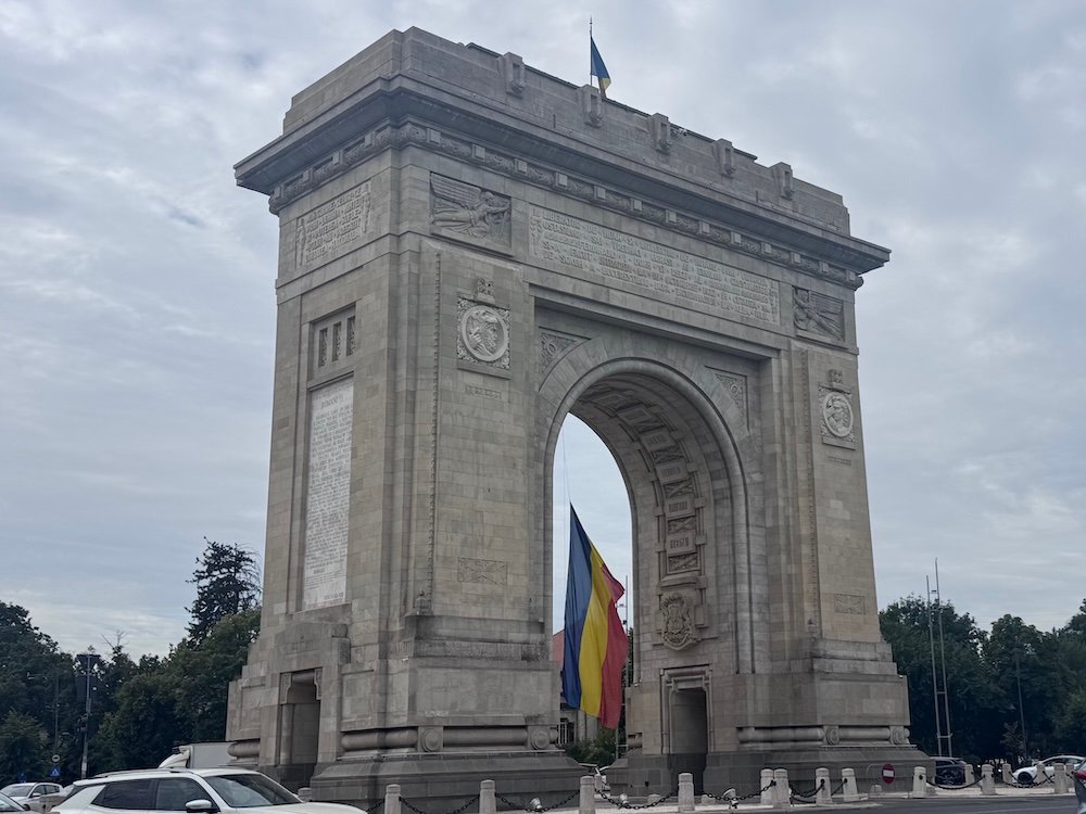 Arc di Triumph in Bucharest, Romania