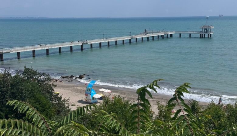 Pier in Burgas, Bulgaria