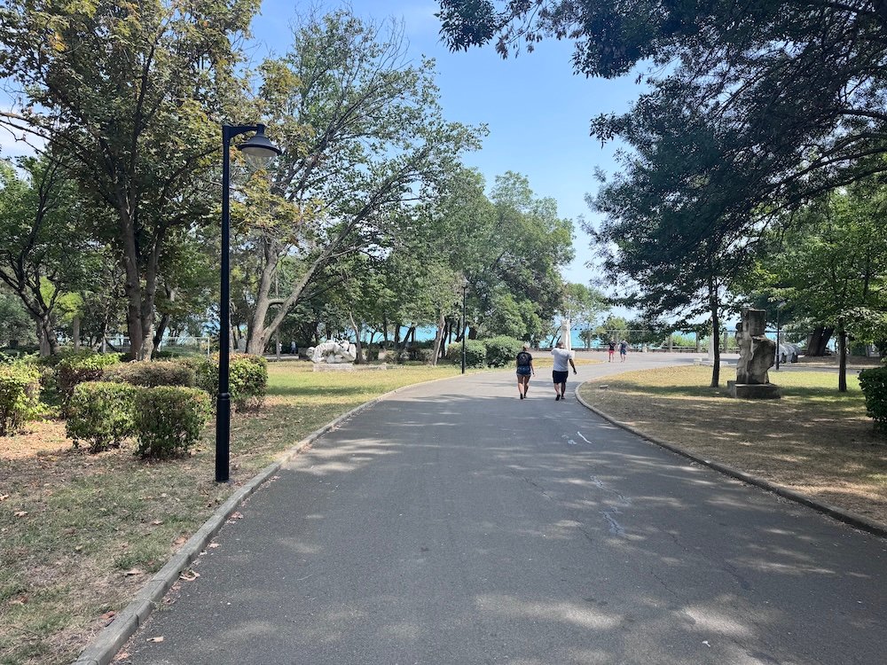 Park in Burgas, Bulgaria