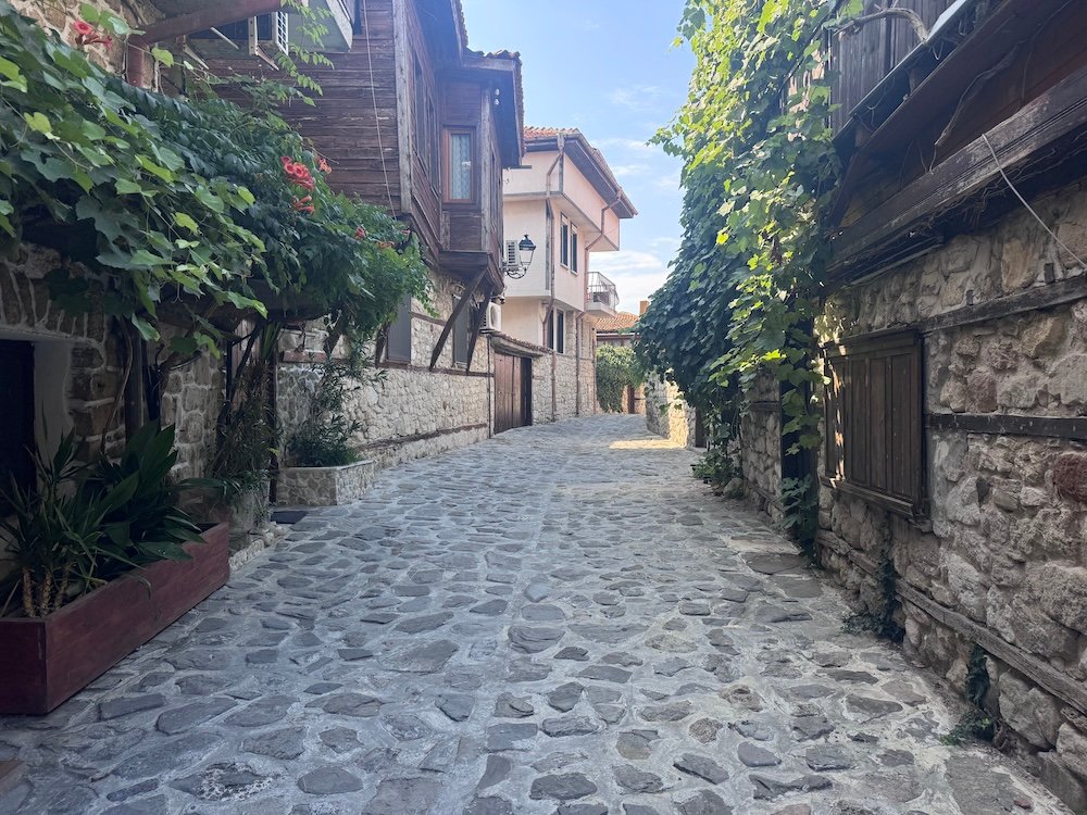 Street in Nessebar, Bulgaria