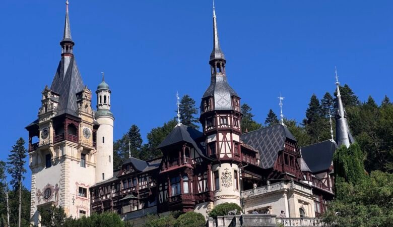 Exterior of Peles Castle