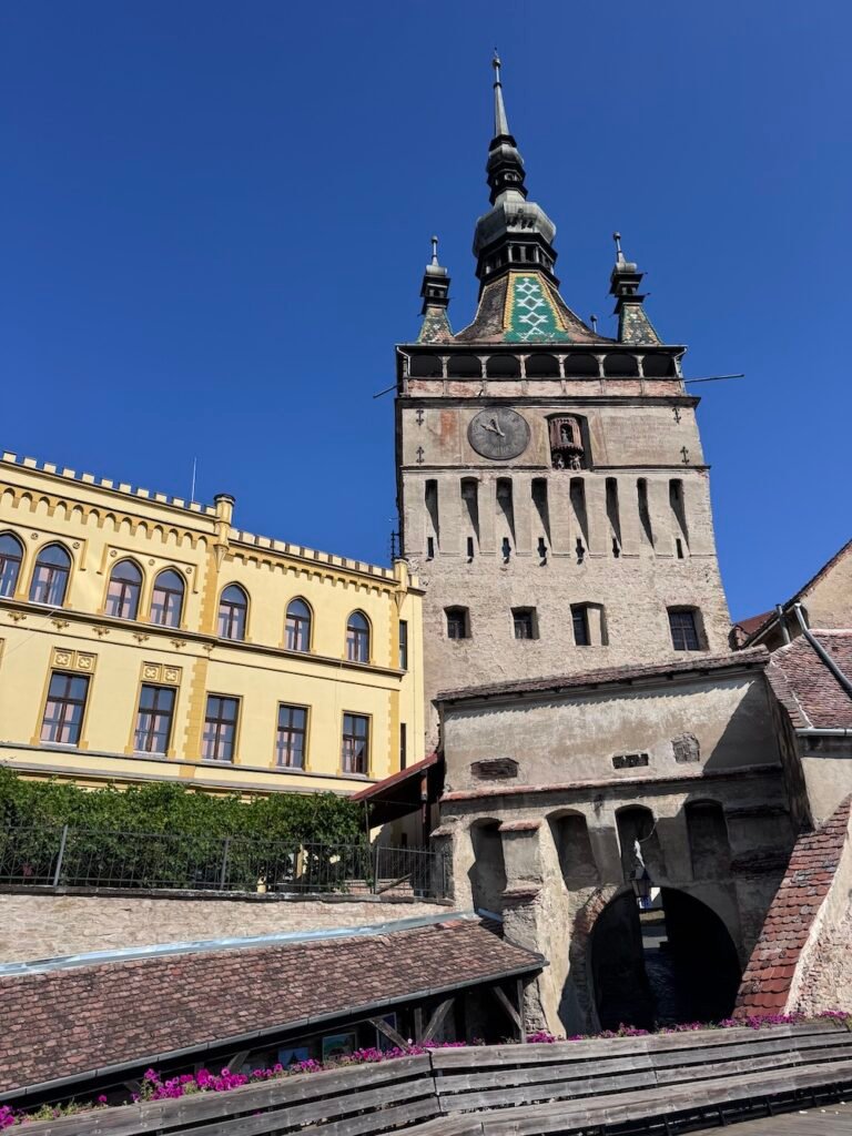 Clock Tower in Sighisoara, Romania