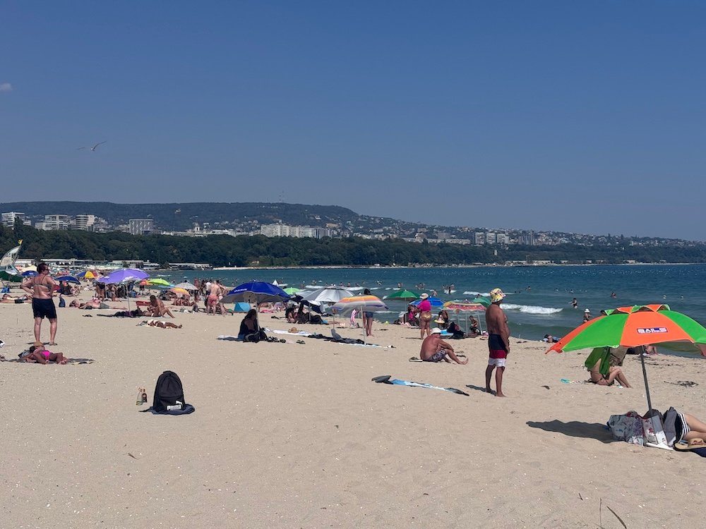 Beach in Varna, Bulgaria