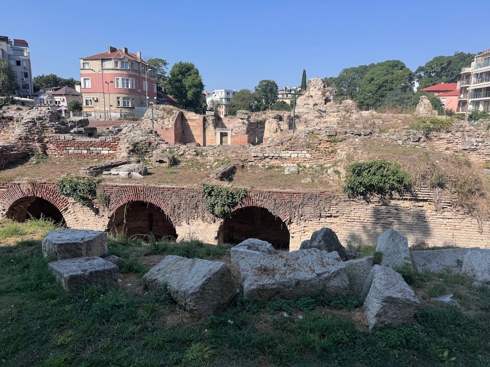Ancient Roman Baths in Varna, Bulgaria