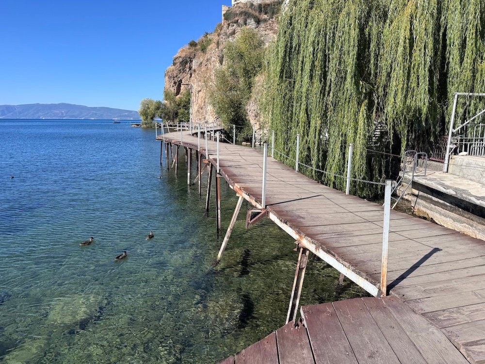 Boardwalk in Ohrid