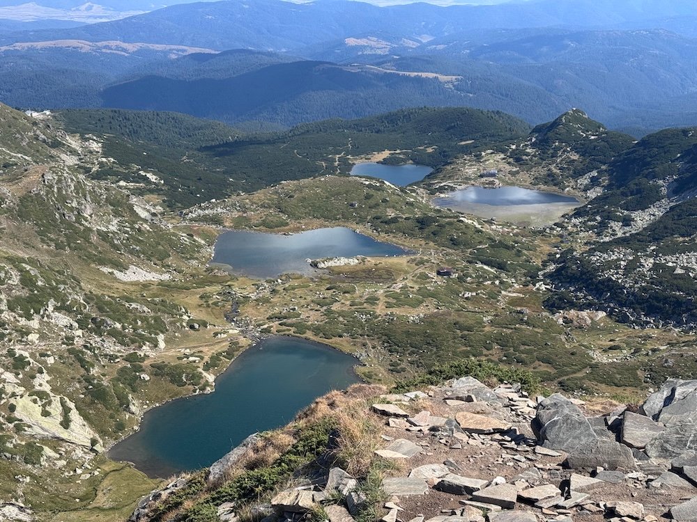 Lakes 1-4 at the Rila Lakes