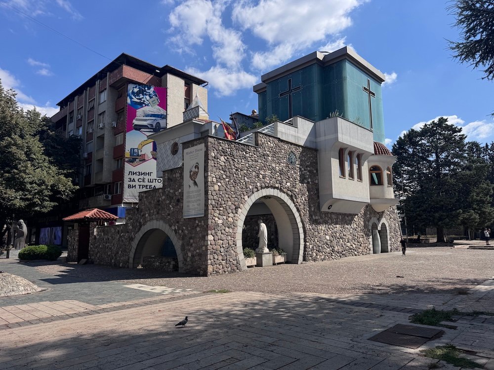 Mother Teresa House in Skopje, North Macedonia