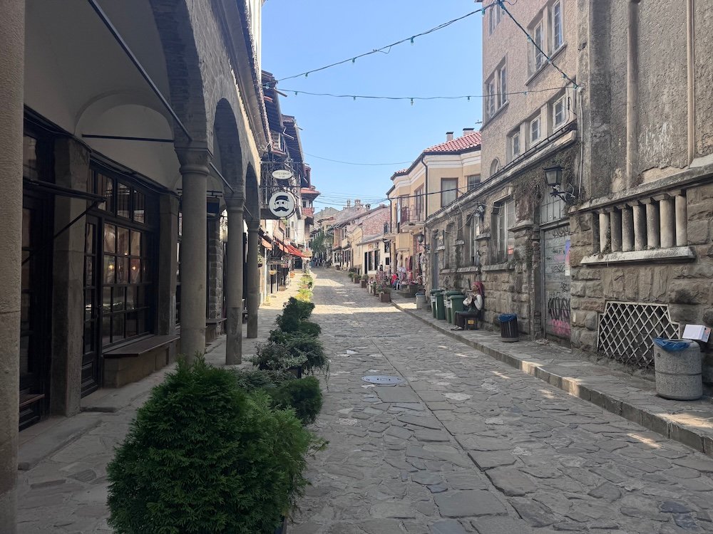 A street in Veliko Tarnovo